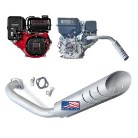 Exhaust Header pipe Compatible with Predator Max 459 from Harbor Freight.