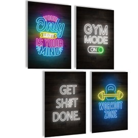 mojoliving Motivation Poster Motivational Pictures Office Pictures Poster Aesthetic Fitness Growth Mindset Gym Decoration Office Decoration Bathroom Kitchen