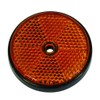 Carpoint 0413960 Reflector Round 70 mm 2 Pieces Orange