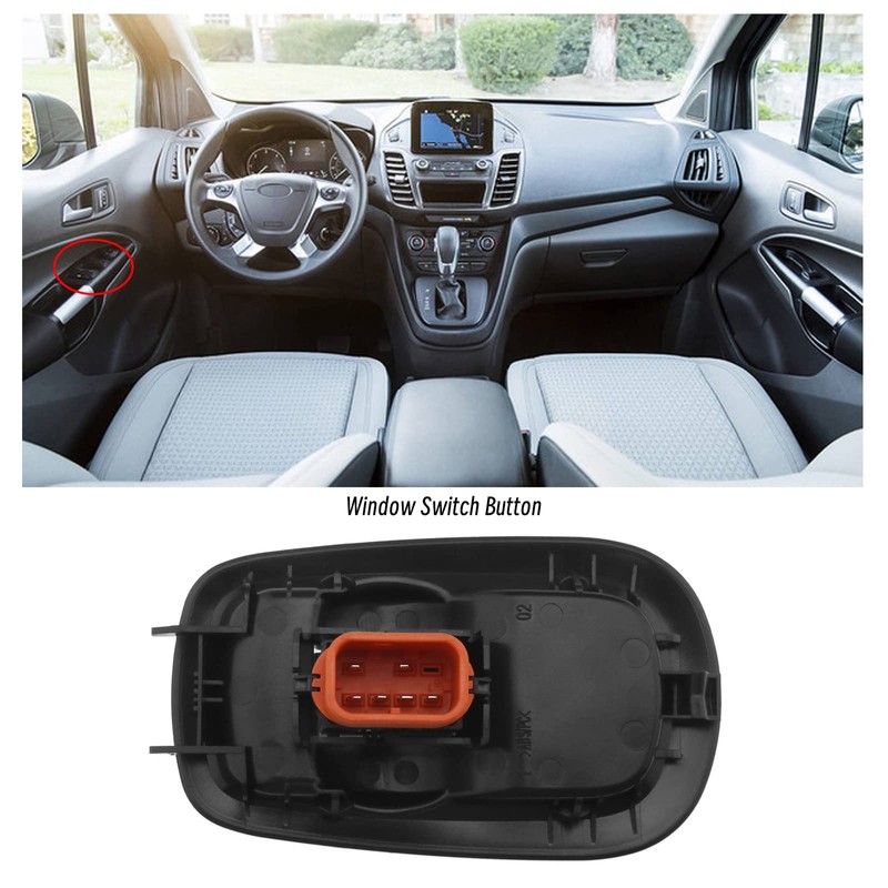 ECSiNG Auto Power Window Control Switch Button Passenger Side 1770507