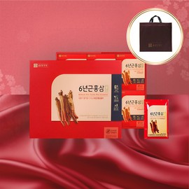 Jongkundang Health 종근당건강 6년근 홍삼 골드 진액 80ml 60포 설 명절 건강 선물 세트 Jonggeundang Health 6-Year-Old Red Ginseng Gold Extract 80ml 60 Packs Health Gift Set for Lunar New Year