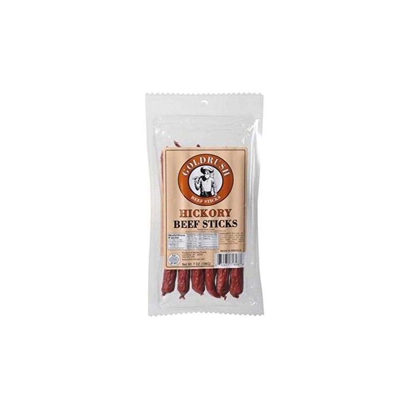 Gold Rush Beef Sticks 7oz. Package (Hickory)