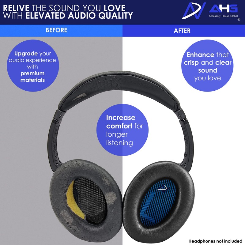 Replacement QC15 ear pads / QC2 ear pads and V2