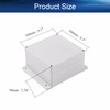 Heyiarbeit 1Pcs 160x160x90mm/ 6.30" x 6.30" x 3.54" ABS White