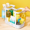 YouCopia SinkSuite Under Sink Cleaning Caddy, 2-Tier Adjustable Cleaning Supplies