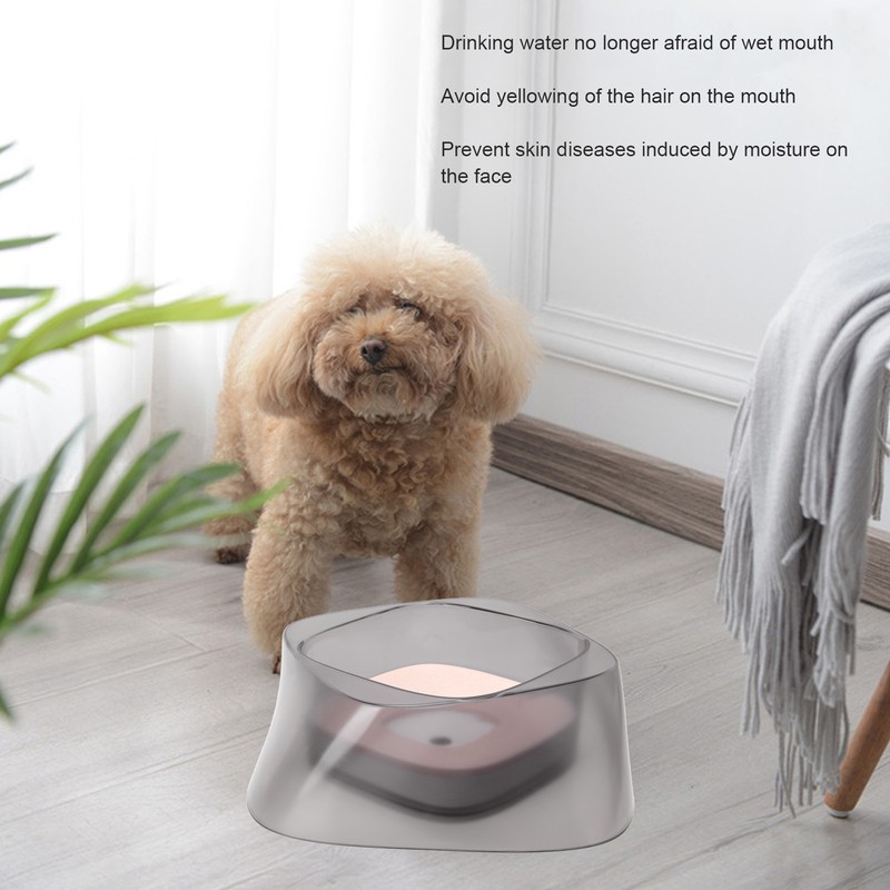 Pet Floating Bowl Multifunction Spill Proof Automatic Dog Water Bowl
