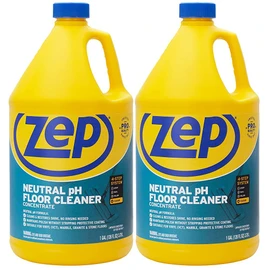 Zep Neutral pH Industrial Floor Cleaner. 1 Gallon (Case of 2) - ZUNEUT128 - Concentrated Pro Trusted All-Purpose Floor Cleaner