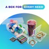Gary Plastic Packaging Clear Hard Plastic Hinged Lid Box, Keepsake