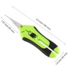 PINGEUI 12 Pack 6.5 Inches Green Micro Tip Pruning Snips,