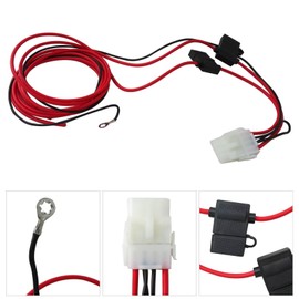 2025 Updated Truck Cap Wiring Harness Fit for Third Brake Light 5ft wiring harness, 2 fuse holders by Vicue