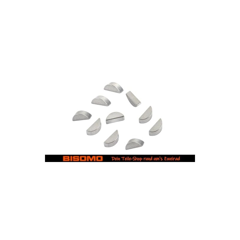 10 x Disc Spring 2 x 3.7 mm Crescent Moon