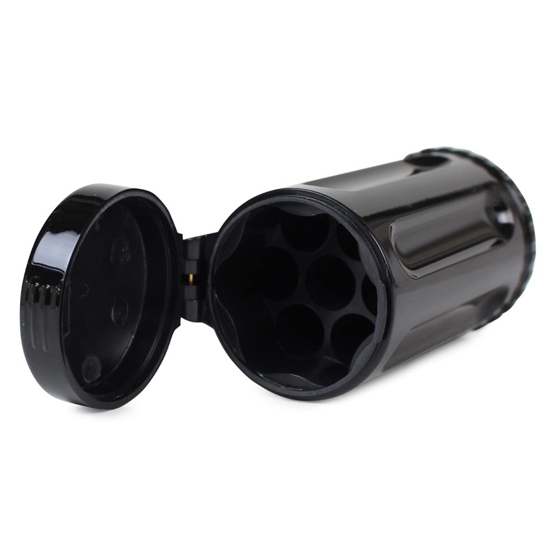 Windmill 586-1003K Windmill Portable Ashtray, Black, Honeycomb Junior, Airtight, Holds