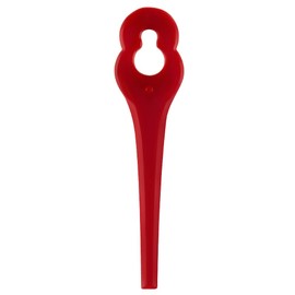 Pack of 100 PA6 Plastic Blades Compatible with Güde Grass Trimmer RT 250/18 RTS, 250/18RT, Replacement Blade Compatible with Güde 58598 RT 18-201-05,58599 RT 18-0