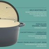 Gibson Home Addlestone 7 Qt Enameled Cast Iron Dutch Oven