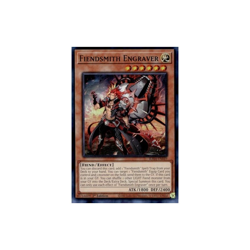 Fiendsmith Engraver - RA04-EN049 - Super Rare - 1st Edition