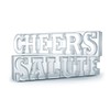 Zoku Unisex Cheers and Salute Ice Cube Tray, Orange