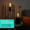 AMDTU Edison Bulbs 60W Equivalent Dimmable, Spiral Ultra-Thin Filament E26