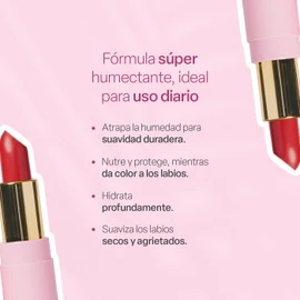 TEIA COSMETICOS Labial cremoso en barra humectante de ingredientes naturales - 4.5 g (Magenta)