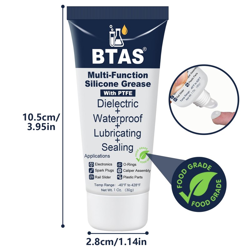 BTAS Dielectric Grease for Electrical Connectors Automotive Spark Plug Boot