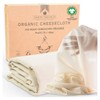 Country Trading Co. Organic Unbleached Cotton Cheesecloth for Straining, GOTS