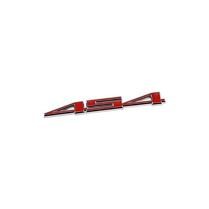 1X 454 Aluminum Emblem Badge Decal Metal Sticker Nameplate for