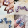 Chisafly Nail Stickers, Flowers, Hydrangea, Petals, Flower Nail Stickers, Colorful,