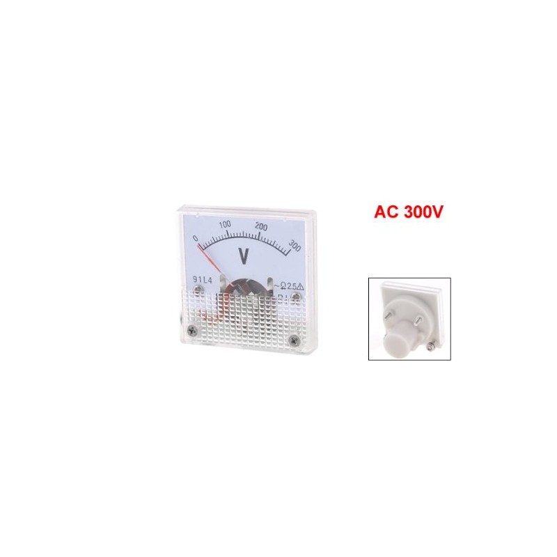 Sourcingmap AC 300V Volt Square Face Voltage Meter Analog Voltmeter