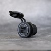 DAMAVO 2.1A USB Dual Charger Socket for Truck Car Marine