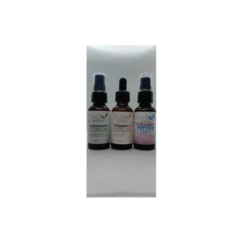 Natural Firm & Glow Skincare Set De 3 Sueros Productos