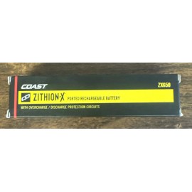 Coast ZITHION-X Li-Ion Rechargeable Battery ZX650 for The Polysteel 700 LED
