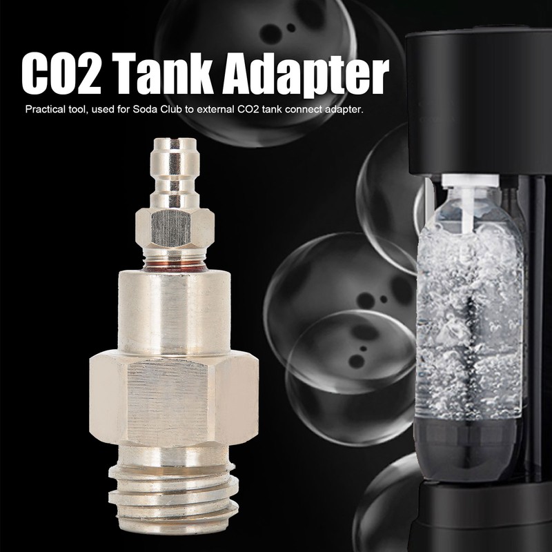 8mm CO2 Tank Adapter Male Thread TR21-4 Quick Disconnect Connector