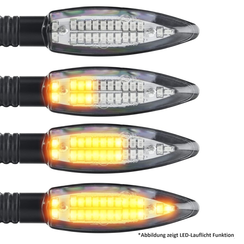 Area1 Motorcycle LED Indicator E-Approved Set (2 Pieces) M8 +