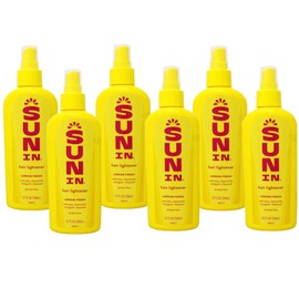 Sun-In with Lemon, Spray-In Hair Lightener, 4.7 Ounce (Pack of 6)