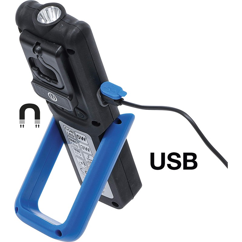 BGS 85335 COB LED Work Light Foldable with Hook and