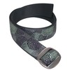 Bison Designs Women's Reversible to Solid Color Subtle Clinch Belt,