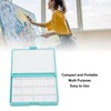 2Pcs Portable Watercolor Box Detachable Easy to Clean Compact Mini