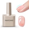 MAYCHAO 7-in-ONE Clear Pink Builder Nail Gel, 15ML Builder Base