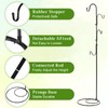JaGely 1 Pcs Adjustable Shepherds Hook for Outdoor Heavy Duty