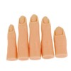 PACKOVE 5pcs Silicone Nail Training Fingers Flexible Joints for Realistic