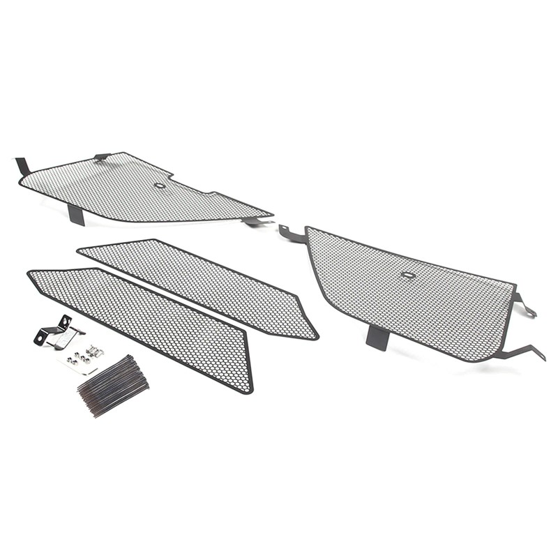 Ynei Black Stainless Side Intake Mesh Grille Insert GUARD Fits