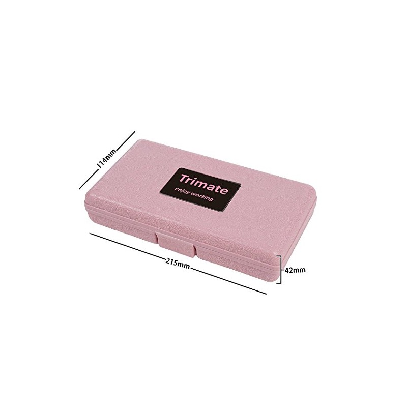 Trimate,PinkTool Set,Includes – Hammer, Screwdriver Set, Pliers (Tool Kit for