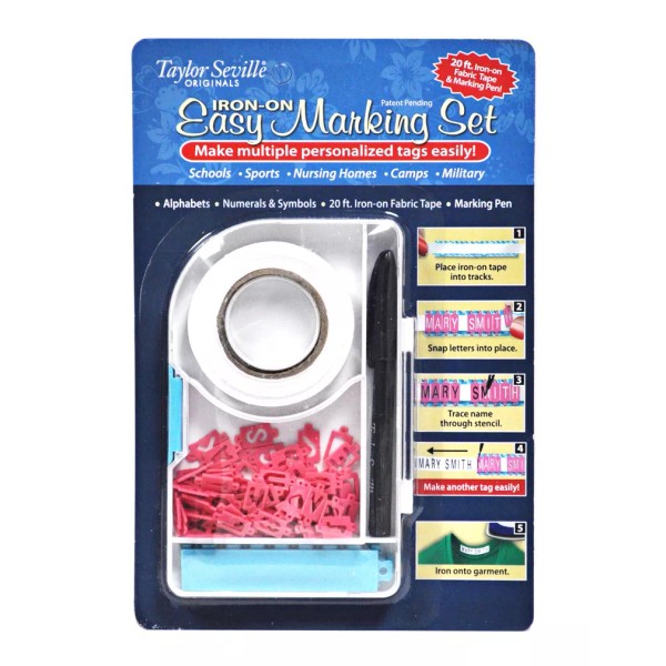 Taylor Seville Iron-on Easy Marking Set