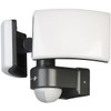 Lunartec Wall Lamp: Duo LED Outdoor Wall Spotlight with Motion