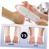 Healvian 2pcs Practical Double-sided Stainless Steel Foot Rasp Dead Skin