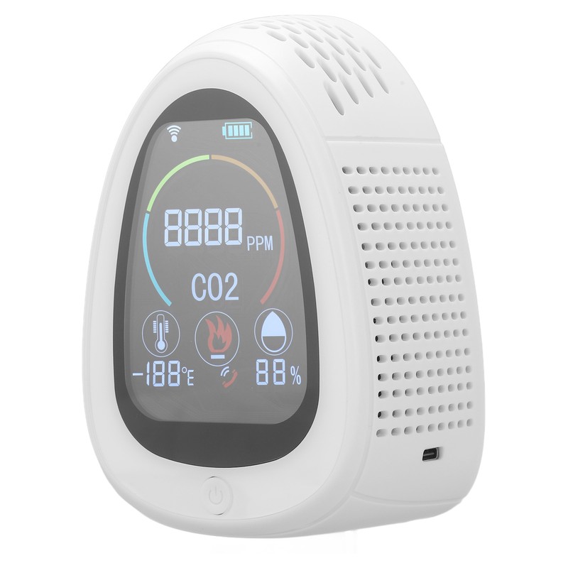 Carbon Dioxide Detector Intelligent WIFI Connect Carbon Dioxide Smoke Alarm