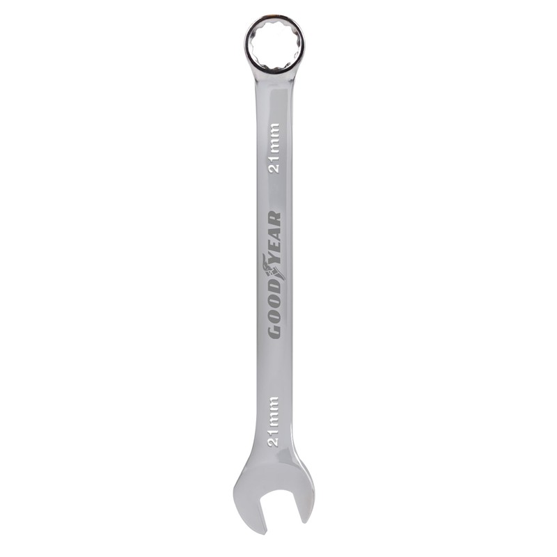 Goodyear 21mm Spanner-Chrome Vanadium Steel| Precision Engineered for Tightening and