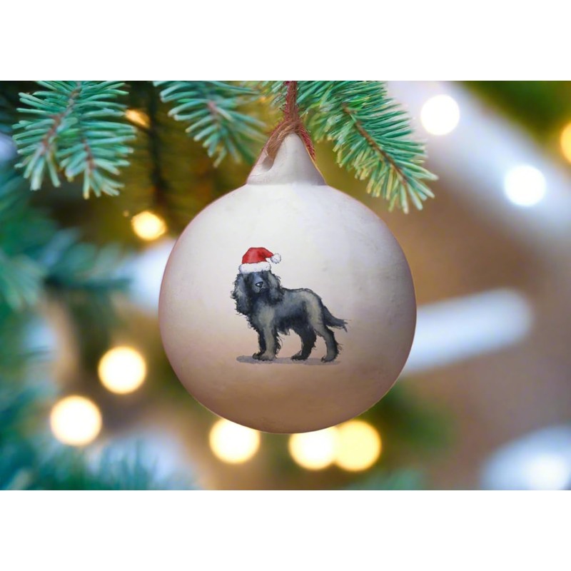 Image Industry Cocker Spaniel Black Ceramic Bauble - Tree Decoration