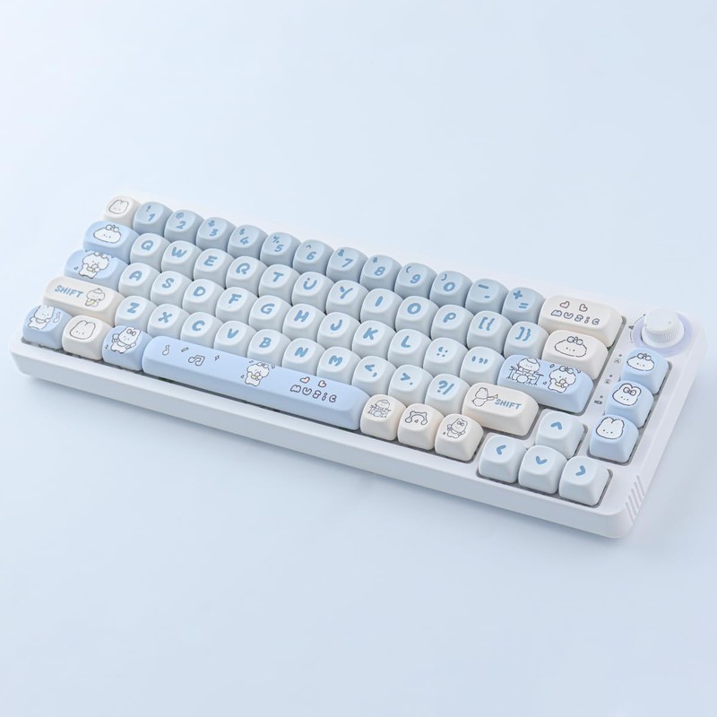 JOMKIZ 139 Keys PBT Keycaps, MOA Profile Keycaps, Dye Sublimation,