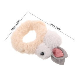 BIUDECO Plush Rabbit Hair Ties for Cute Bunny Hair Scrunchies High Elasticity Soft Plush Material Versatile Use for Celebrations