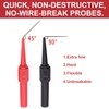 Back Probe Kit, 10 PCS Needle Test Probes, 0.7mm Insulation